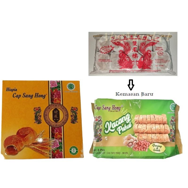 

Promoo!! Kue kering/ Hio Phia Sang Hong dan Kue Kacang Pukul/ Kacang Tumbuk / Teng-Teng Sang hong Vegetarian isi 10 pcs