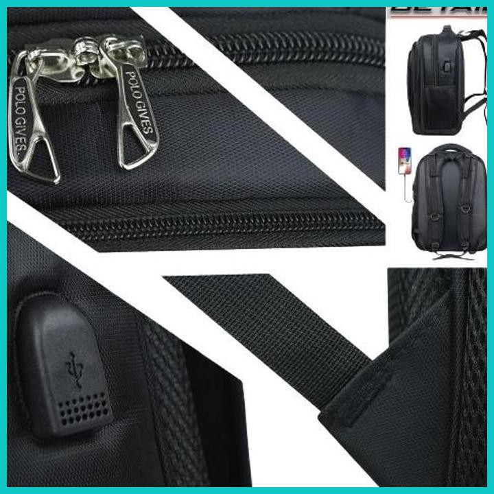 Ready Terbaru - Polo Milano Tas Polo Original 100% Backpack Polo Tas Rangsel Pria Wanita Tas Sekolah