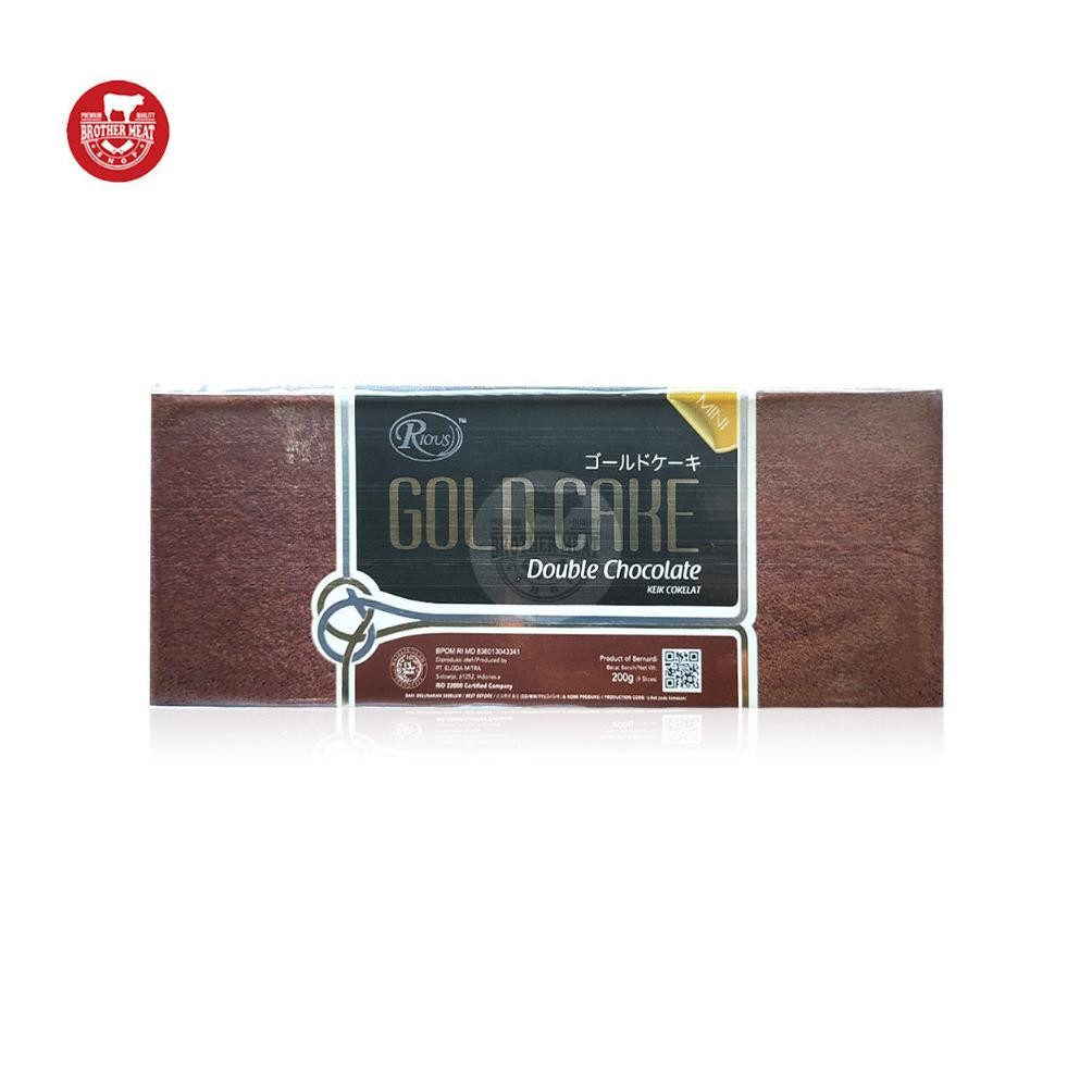 

Promoo!! RIOUS Gold Cake Double Choco Mini 200gr
