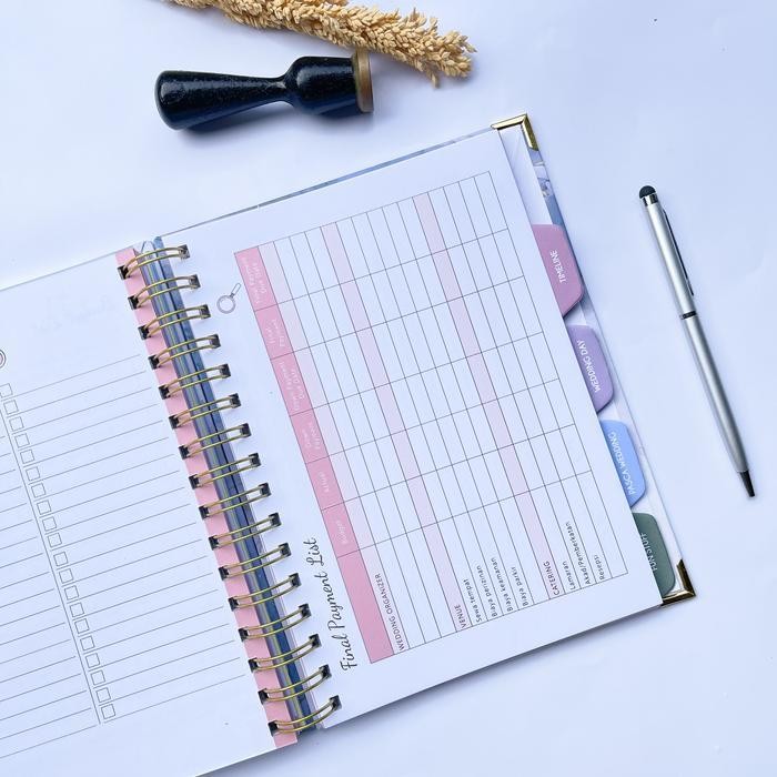 

SWG Wedding Planner Book / Wedding Journal / Buku Persiapan Pernikahan