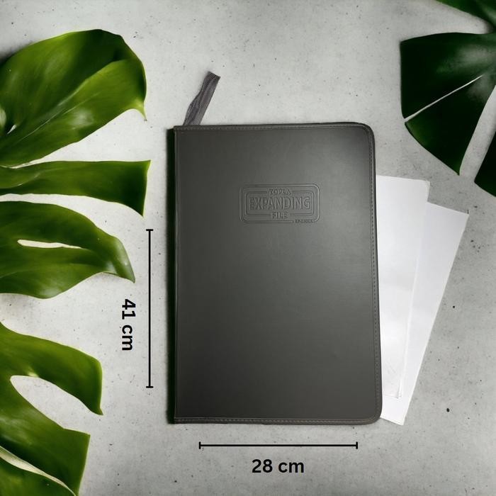 

SWG TOPLA EXP9830 Map Dokumen Kulit Ukuran Folio F4 13 Pembatas portfolio event Alat Stationery