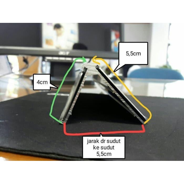 

SWG Name Plate Holder / Sign Holder Besar Kecil Alumunium