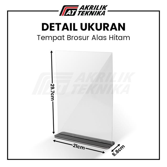 

SWG TENT HOLDER A4 / TENT CARD / NOMOR MEJA ALAS HITAM KAFE