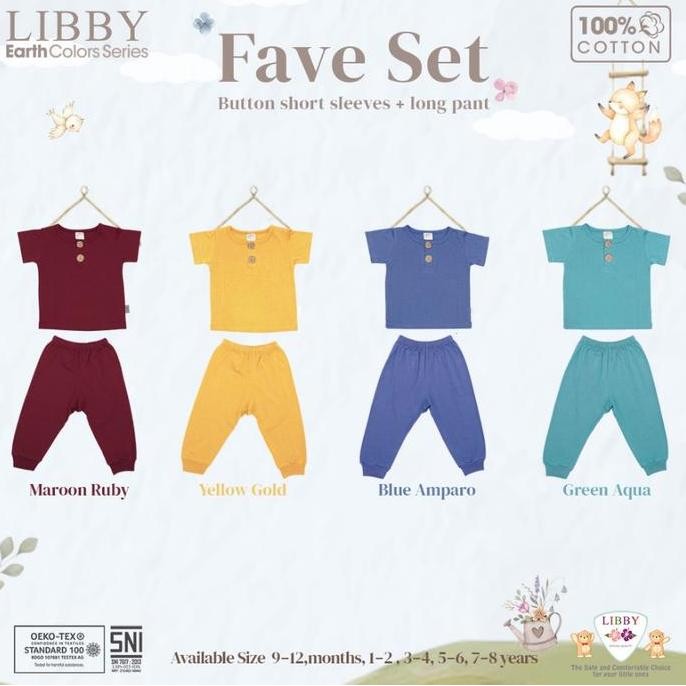 Setelan Libby Polos Earth Series