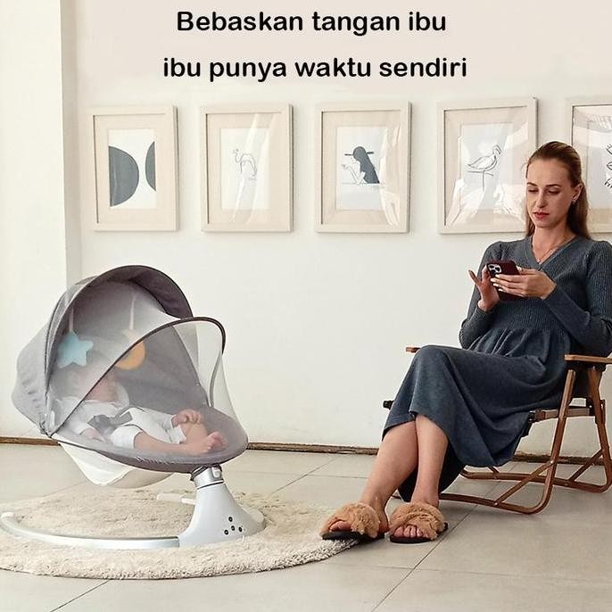 Tempat Tidur Bayi Goyang Baby Swing Tempat Tidur