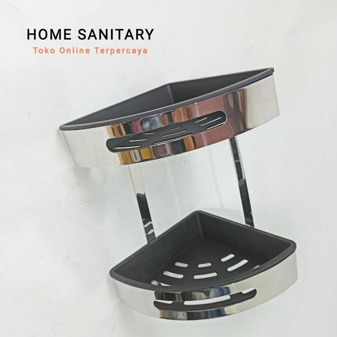 Rak Sabun Stainless Kamar Mandi/Rak Sabun Sudut Kamar Mandi