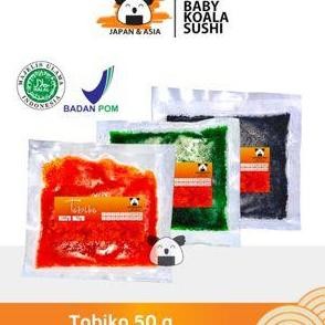 

Produk Baru!! Tobiko Telur Ikan Salmon Share Pack 50 Gram Frozen Fresh