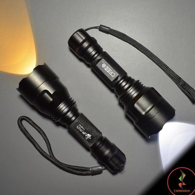 

Produk Baru!! Senter LED Police Q5 SWAT Mini Kuning Baterai 18650 Rechargeable