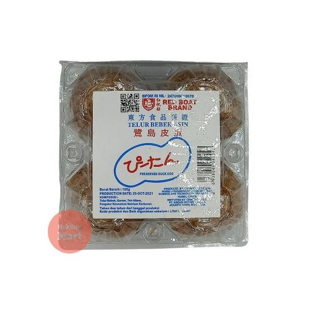 

Produk Baru!! Telur Pitan Red Boat Century Egg - Telur Bebek Pidan Pitan Ori Import