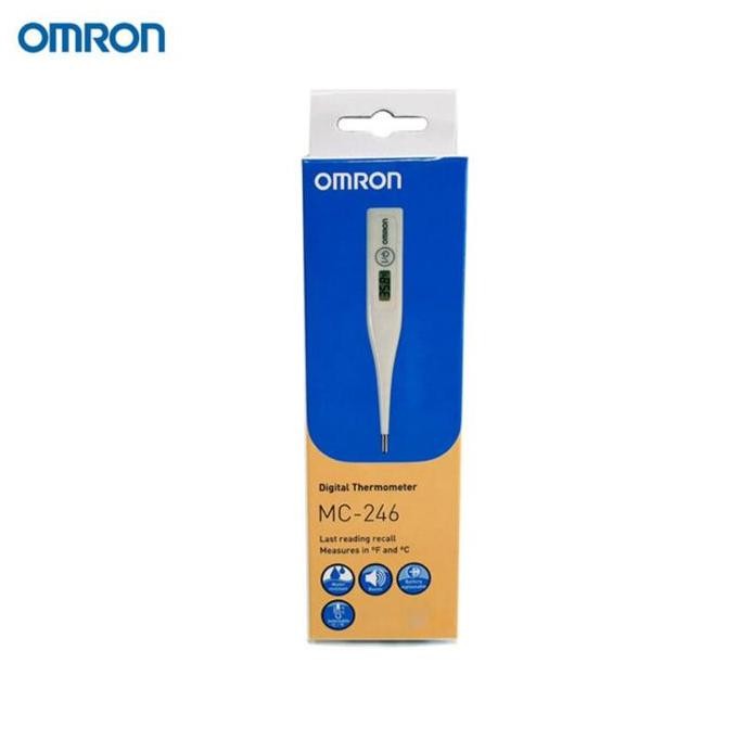 Produk Baru Thermometer Digital OMRON MC246 Alat Ukur Suhu Tubuh Manual
