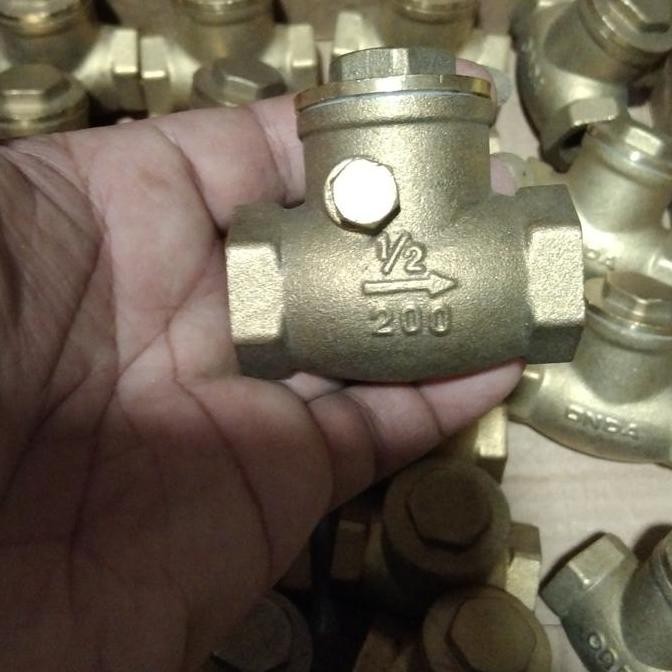 check Valve onda 1/2 inch/klep tabok Onda 1/2 " kuningan