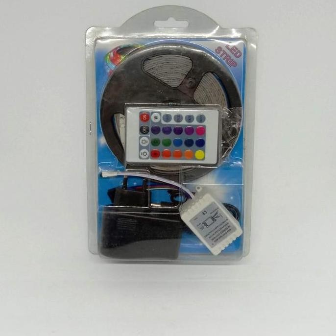 Lm Lampu Led Strip Rgb Remote Warna Warni 2835 / 3528 / 5050