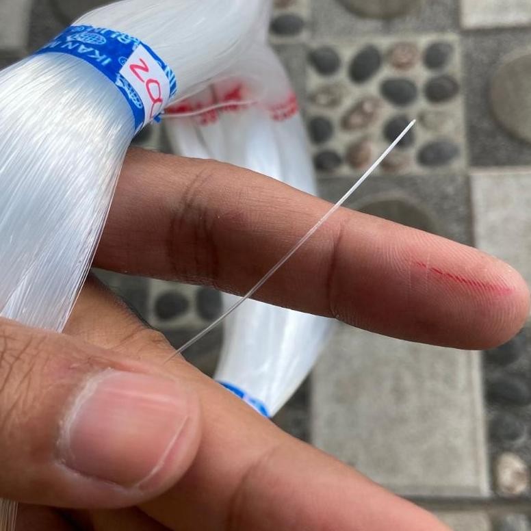 hj-64 Senar Layangan Gapangan Bening Cap Ikan Marlin Ukuran 200 Senar Pancing Senar Manik Manik Berk