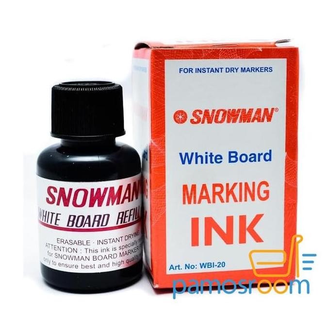 

Tinta Spidol Whiteboard / Non Permanen Snowman Original Murah 3 Warna