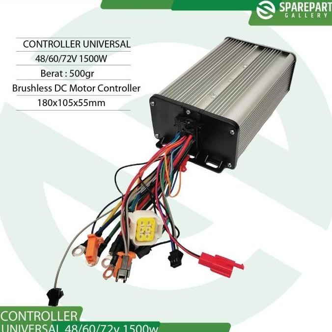 Ready | Controller Universal Bldc 48/60/72V 1500W Kualitas Premium