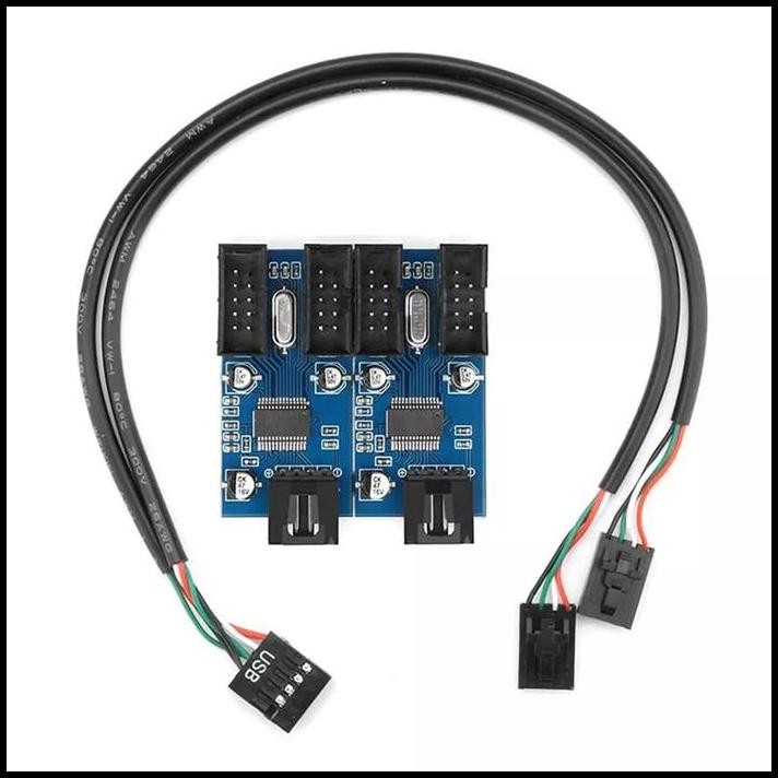adapter usb 9pin 1 to 4 splitter cabang converter 9 pin kabel