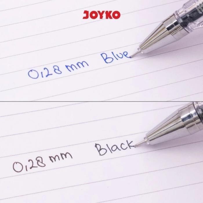 

Sp (12 Pcs) Gel Pen Pulpen Pena Joyko Gp-401 I-Tech 5 0.28 Mm Hi Tech