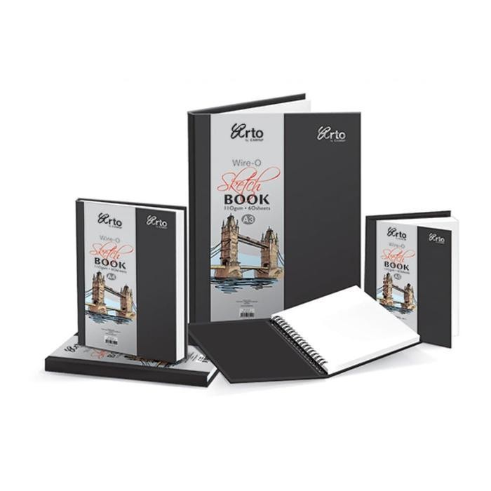 

Sp Arto Wire-O Hard Cover Sketch Book A3