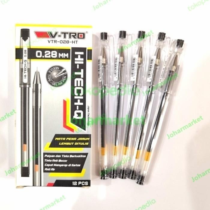 

Sp Pen Hitech Vitro 0.28 Mm/ Hitam/Biru Johar Market