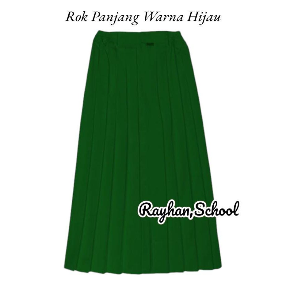 Bts Rok Panjang Warna Hijau Anak Sekolah Madrasah Ibtida'Iyah Mi