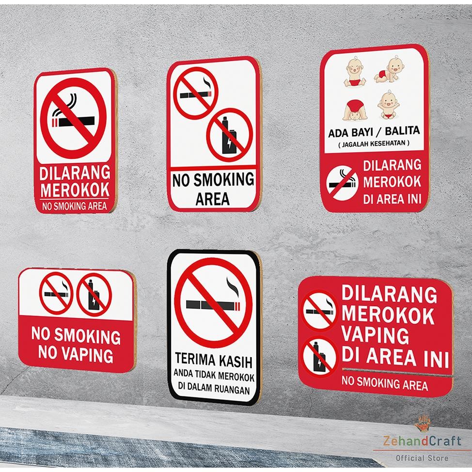 [original] - hiasan dinding dilarang merokok [terlaris] [terbaik]