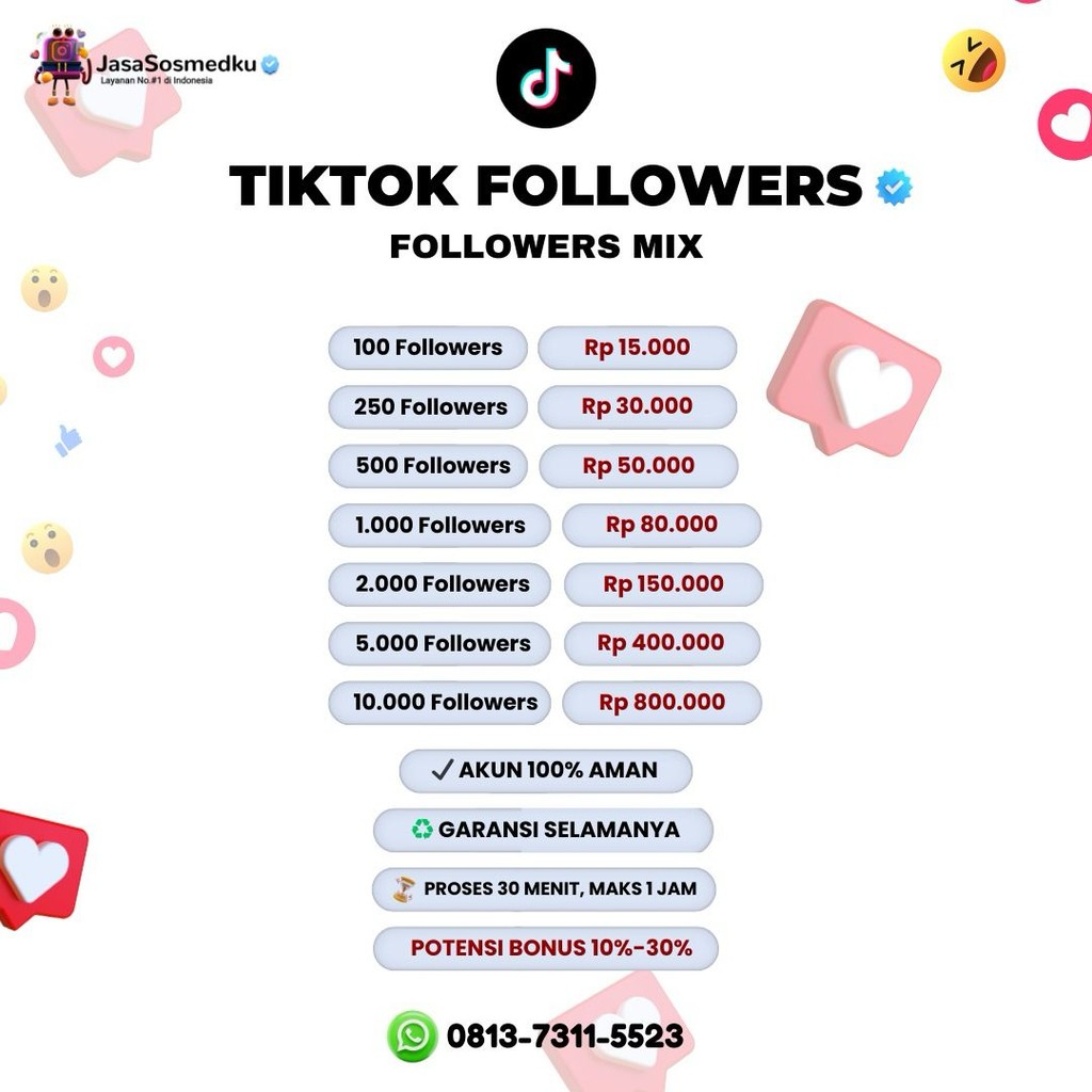 jasa followers tiktok