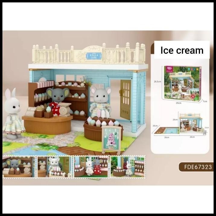 Koala shop ice cream koala diary Doll House sylvanian alike