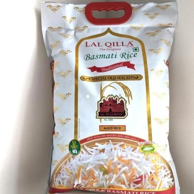 

] promo LAL QILLA BESMATI RICE 5 KG special old malai