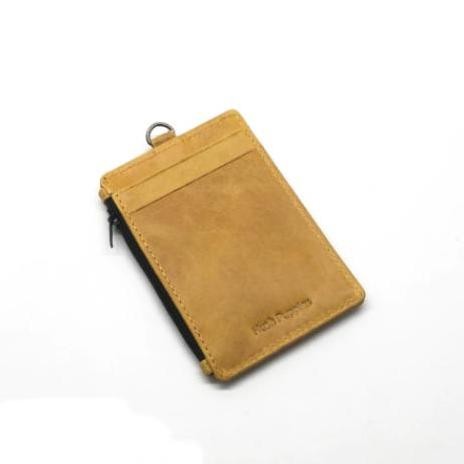 

Hush Puppies gantungan ID Card Case Holder Lanyard Kulit asli hss