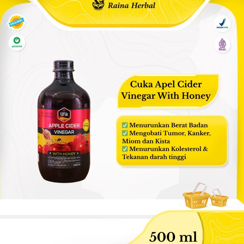 

Cuka Apel Organik Cider Vinegar With Honey Ml