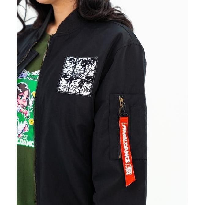 Erigo Bomber Last Dance Generik Black - Jaket Bomber Unisex