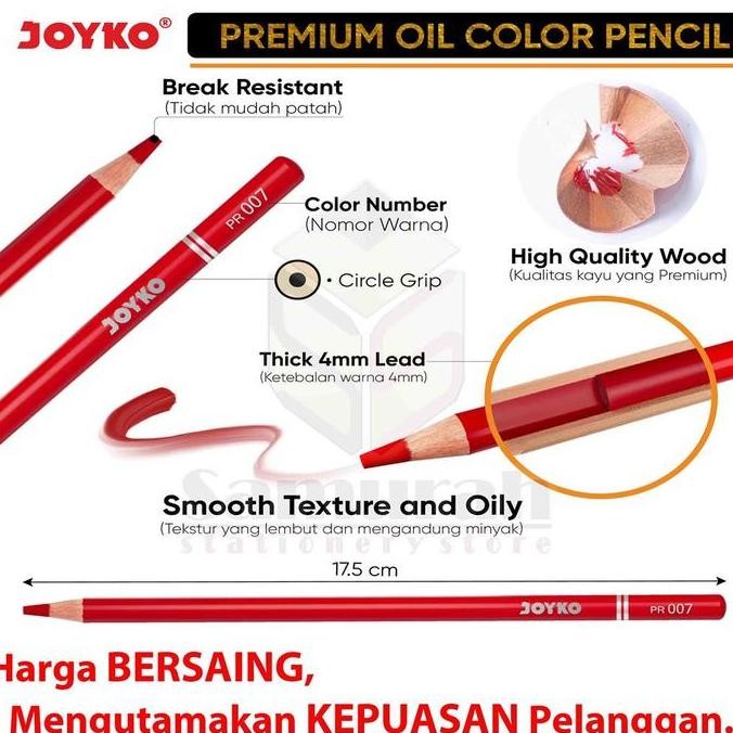 

Pensil Warna Minyak Joyko CP TC126 72 Warna / Premium Oil CP-TC126-72 Colours