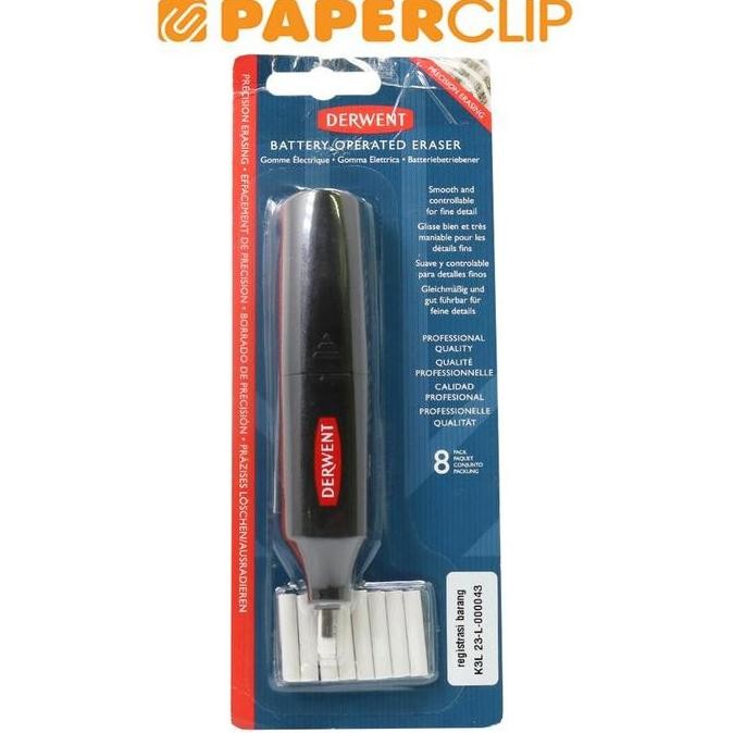 

TERMURAH - PENGHAPUS DERWENT BATTERY + REFILL