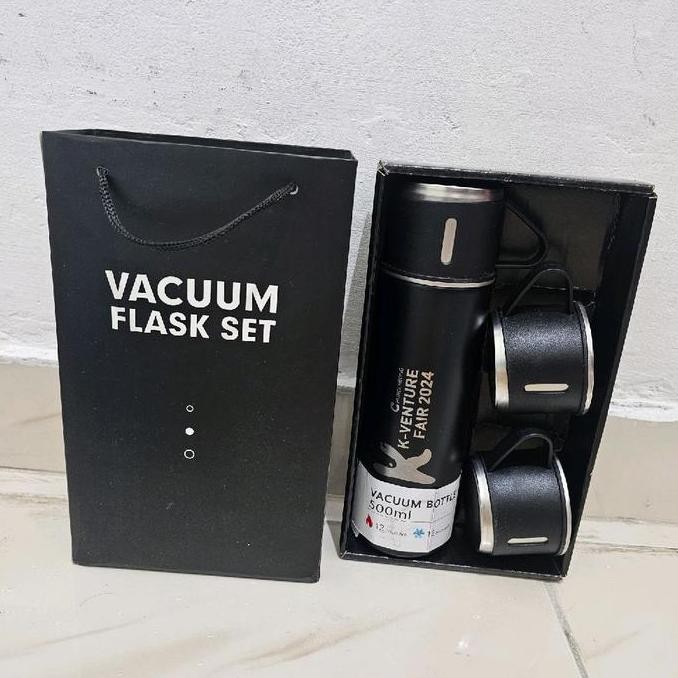 ~~~~~] Vacuum Bottle Flask Set Botol Cangkir 500 ml Tumbler