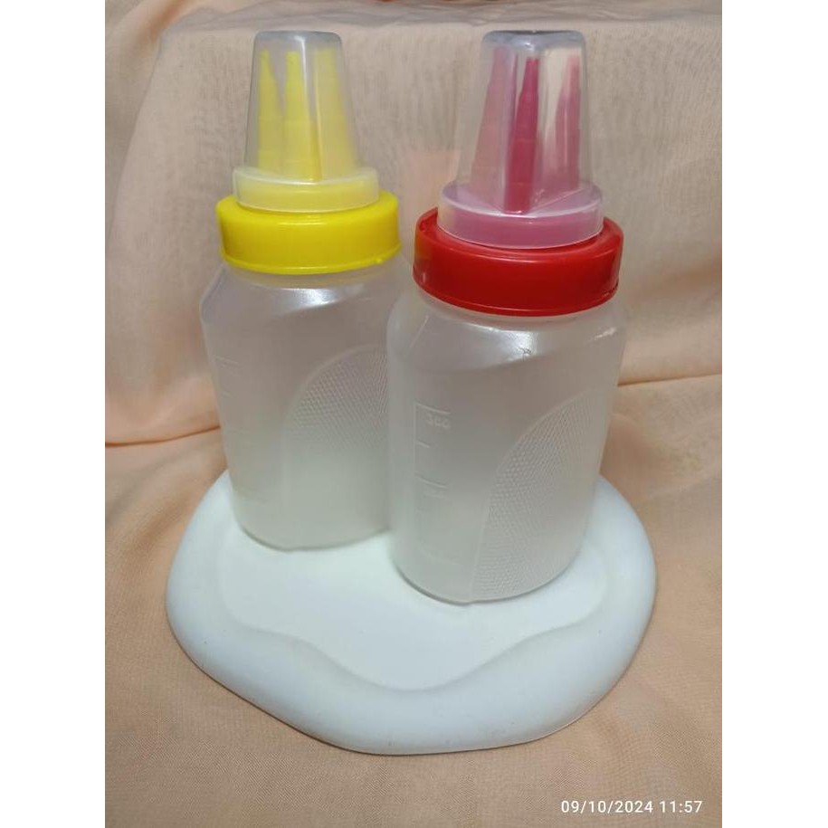 Termantab] Botol Tutup Lancip Mayonaise / Botol Tutup Lancip 300 ML / Botol Saos Lancip / Botol Tutu