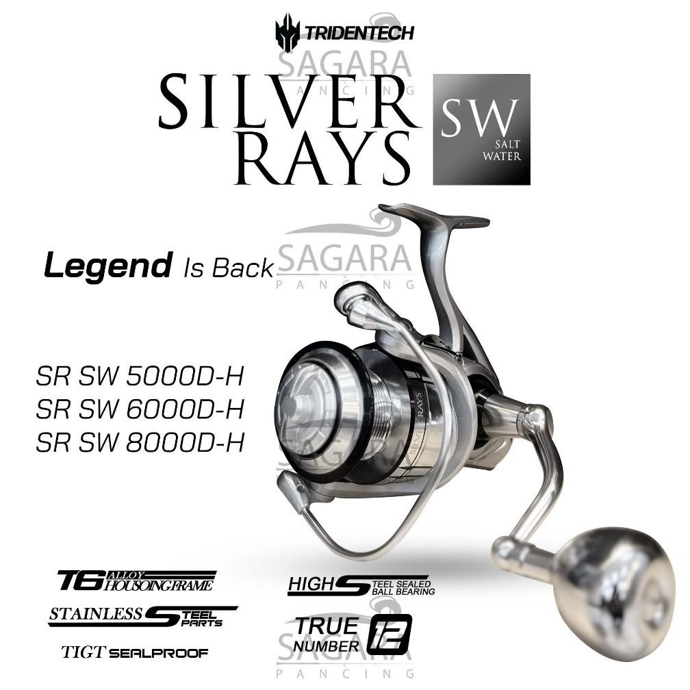 Reel Tridentech Silver Rays SW Reel Pancing Spinning Nugi