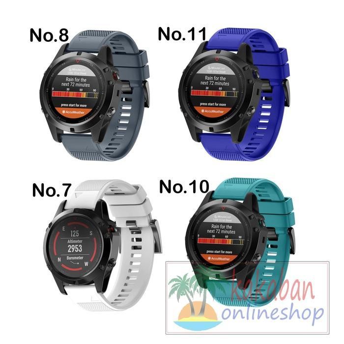 Strap Band Garmin Quickfit 26Mm For Fenix 5X,Fenix 3,D2 Bravo Original Dan Terpercaya