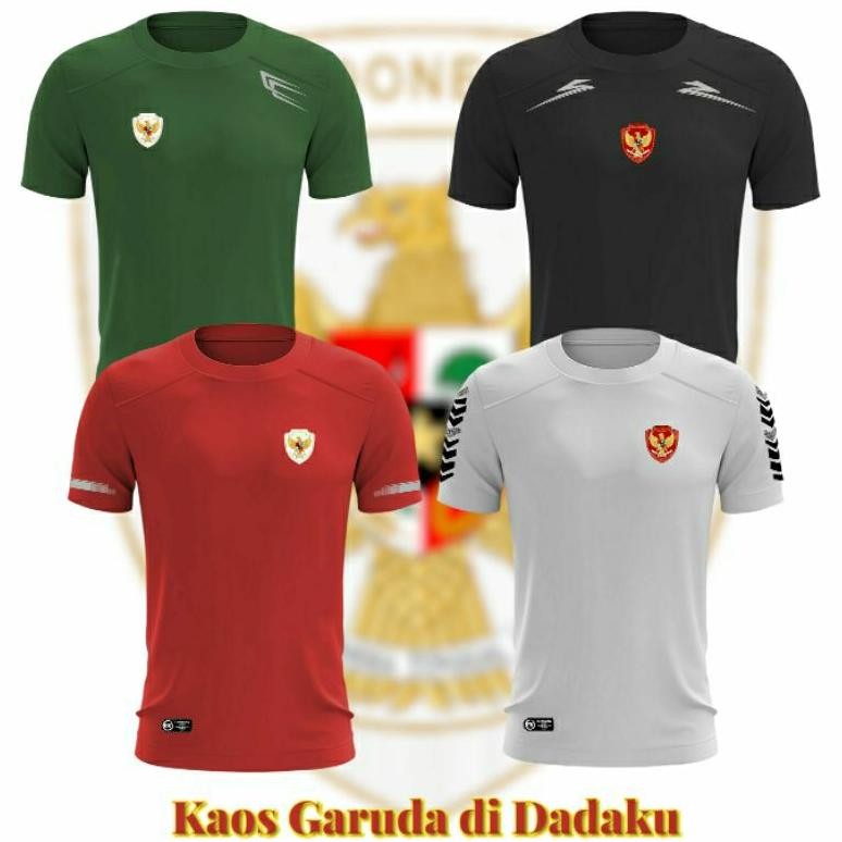 Kaos Timnas Indonesia Jersey Olahraga Garuda didadaku Baju Atasan Dryfit Premium CK Sport Training S