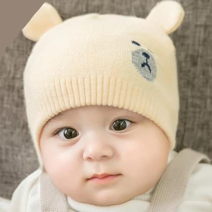 [original] baby hat knitted beanie topi bayi kupluk rajut bayi baby girl baby boy [terlaris] [terbai