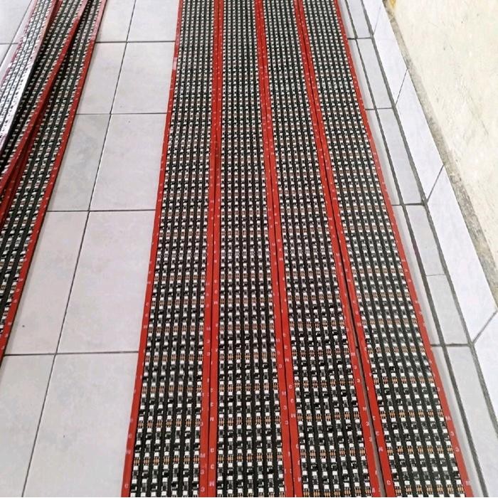 Lampu Strobo Teks 7 Baris Wifi Setting Tulisan Via Hp Android 12V/24V Mobil Truk & Bus Car Lampu Lan