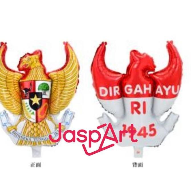 {{{{}}] BALON FOIL PANCASILA BALON BENTUK BURUNG GARUDA PANCASILA DEKORASI KEMERDEKAAN 17 AGUSTUS
