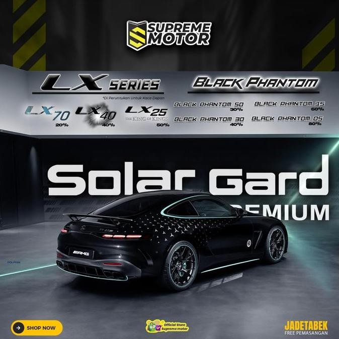 Kaca film mobil Full Solar Gard Premium