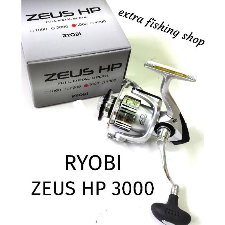 REEL RYOBI ZEUS HP 1000,3000,4000 ORIGINAL/Warna Merah Sudah Power Handle || Ready Stock ya Nugi