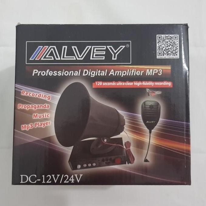 Promo Amplifier/megaphone alvey Ta-990mp3(Dc12v-24v)Multifungsi COD