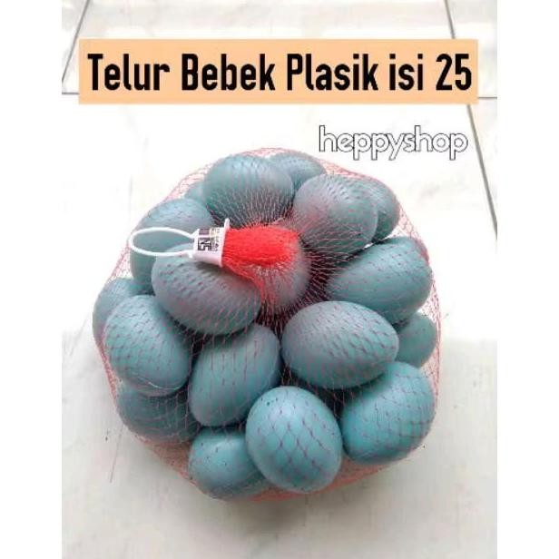 

favorit] Telur Bebek Plastik isi 25, Telur Asin Mainan isi 25 , Telur Paskah