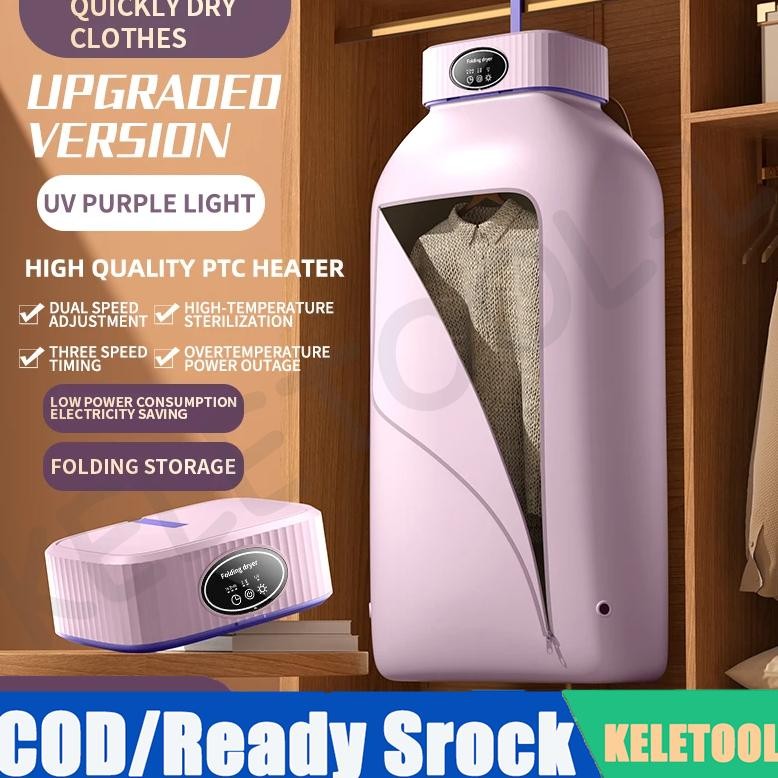 Otomatis Untuk Pakaian Mesin Pengering Pakaian Portabel Pemanas Pengering Pakaian Lipat Listrik Peng