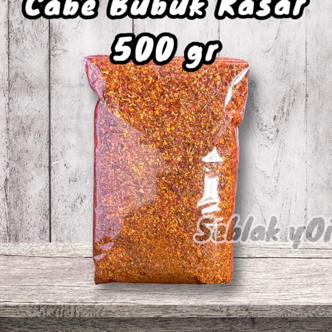

Cabe Bubuk Kasar Gram Extra Jeletot