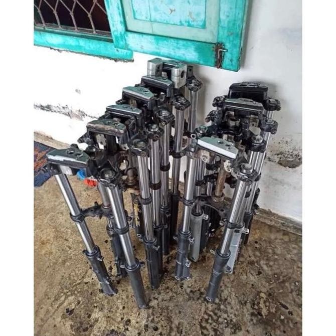 Shock Depan Original Tiger Megapro Gl Pro Max Set Segitiga Skok Shockbreaker Skok Depan