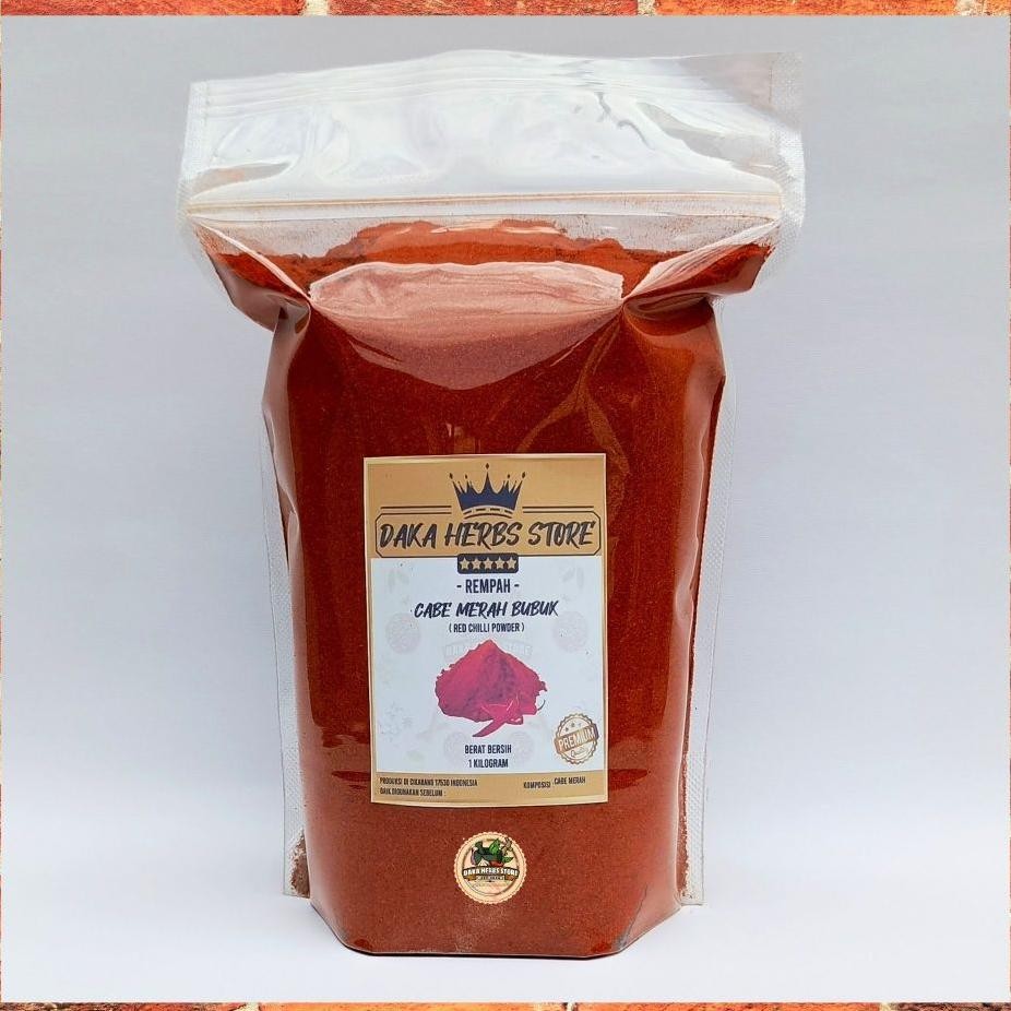 

Cabe Merah Bubuk Murni 1 Kg