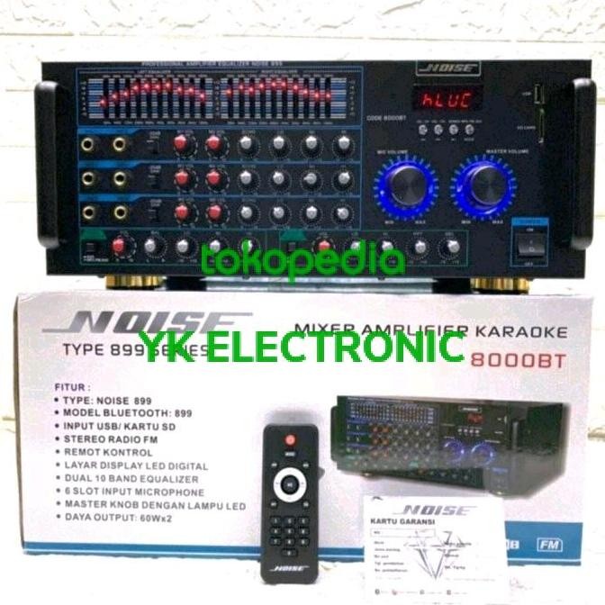 Promo Power amplifier Noise 8000BT original bluetooth Noise 8000 BT COD